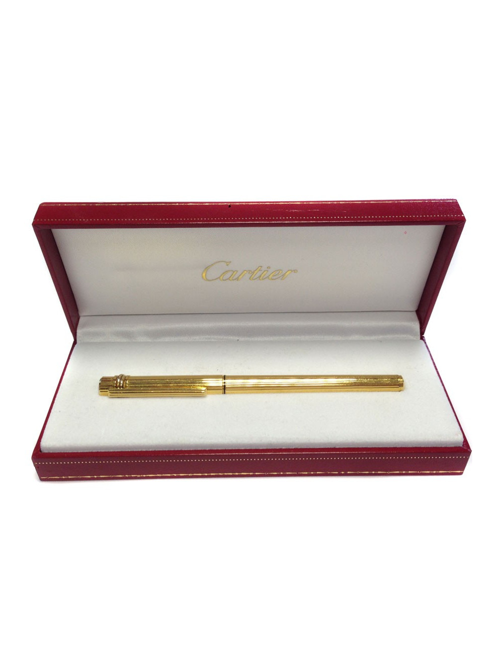 stylo plume "trinity" CARTIER en métal doré