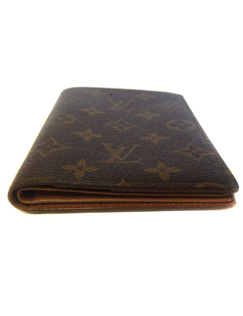 Portefeuille LOUIS VUITTON grand format en toile enduite