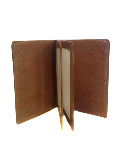 Portefeuille LOUIS VUITTON grand format en toile enduite