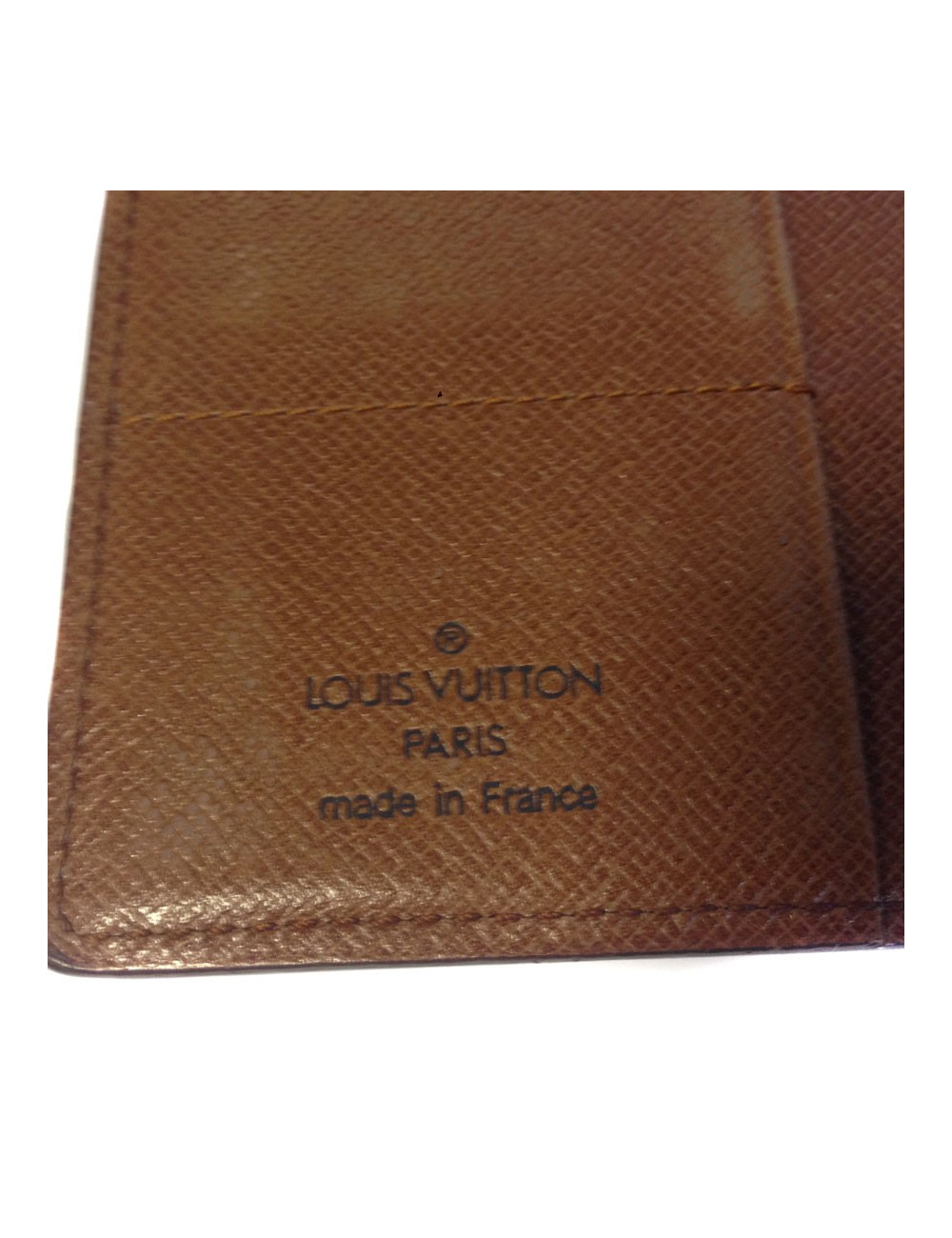 LOUIS VUITTON wallet large format in coated canvas