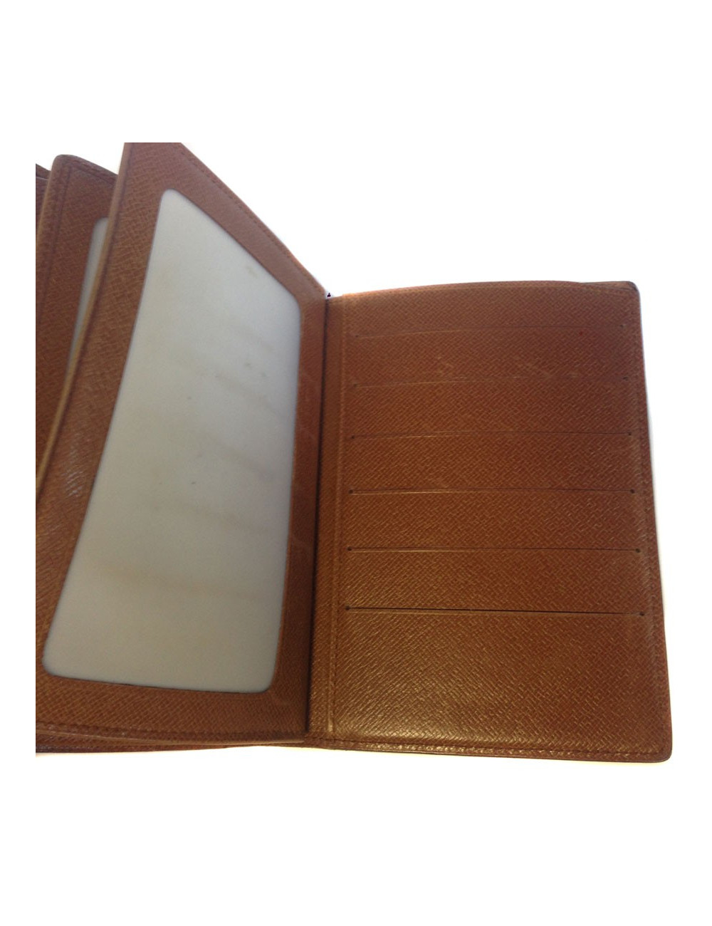 Portefeuille LOUIS VUITTON grand format en toile enduite