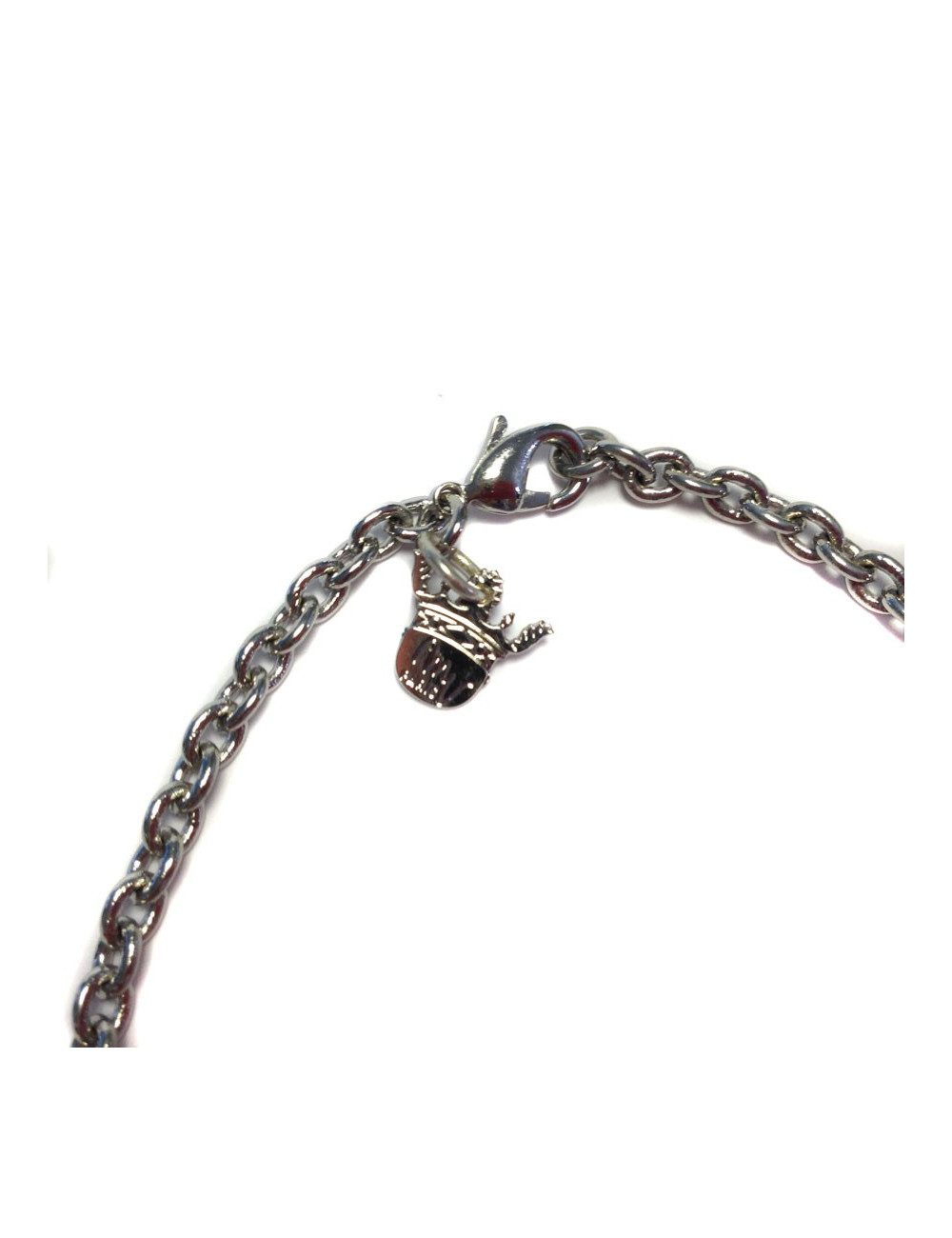 Collier fleurette MARGUERITE de VALOIS saphir foncé