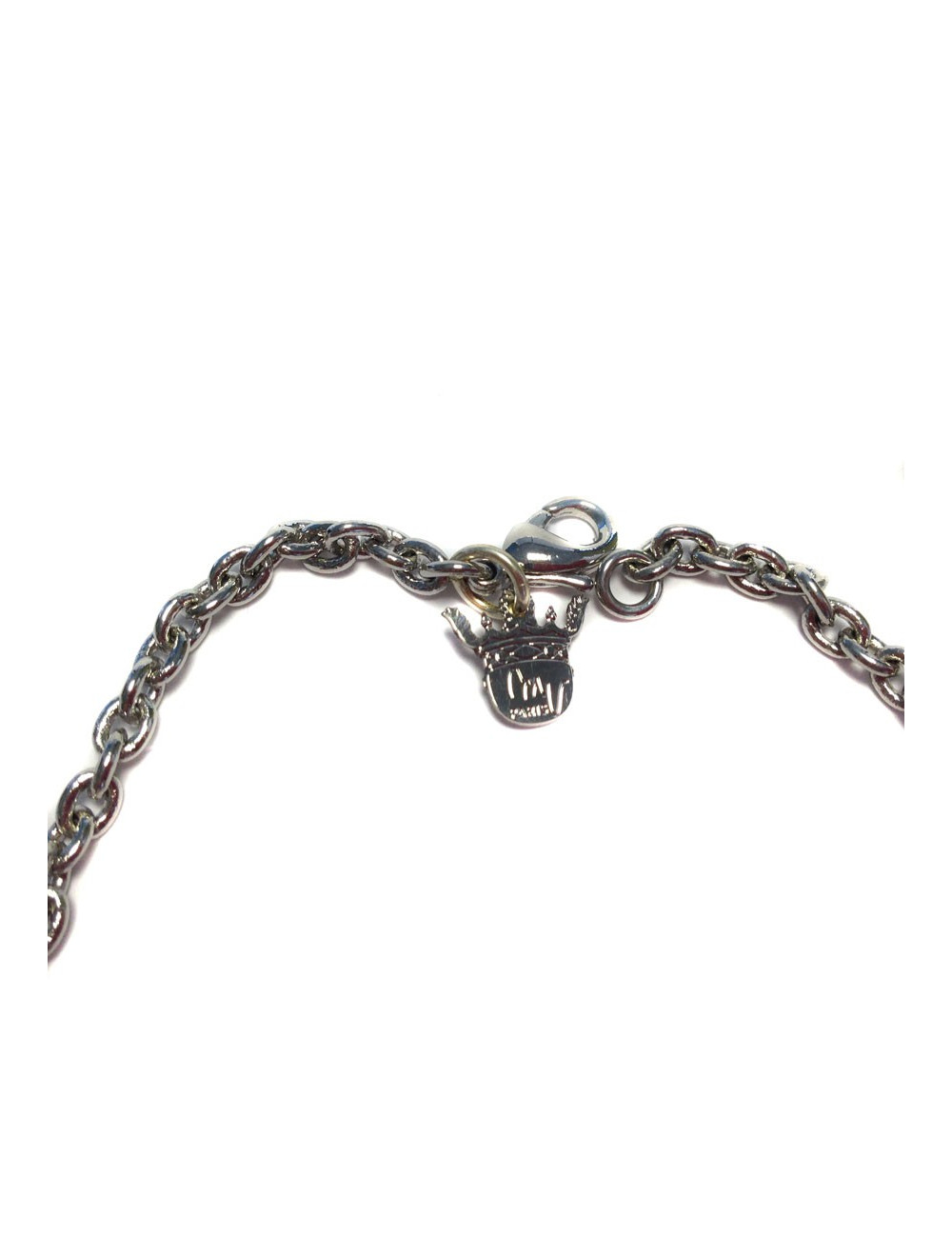 Collier fleurette MARGUERITE de VALOIS saphir clair