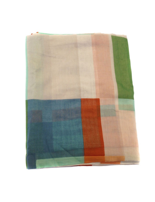CHANEL multicolor scarf in cotton