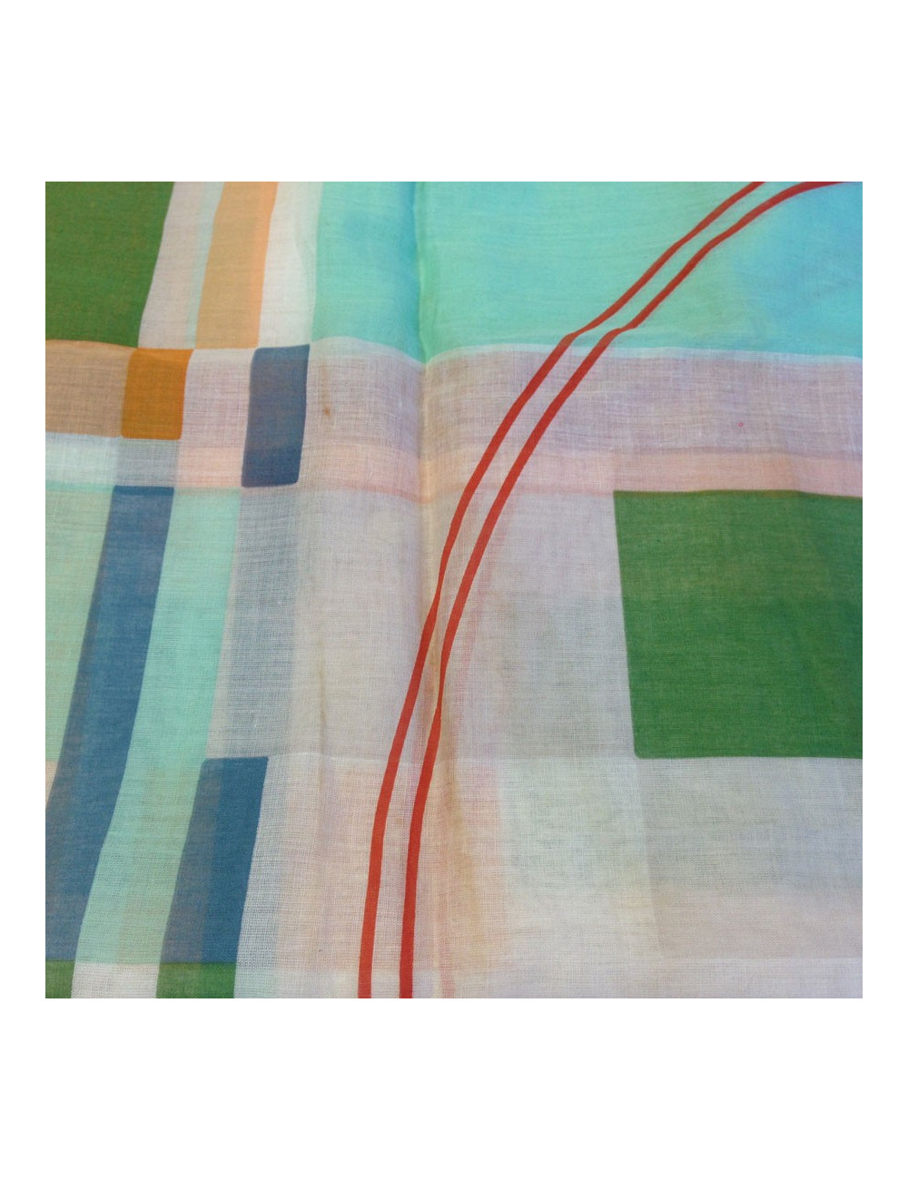 CHANEL multicolor scarf in cotton