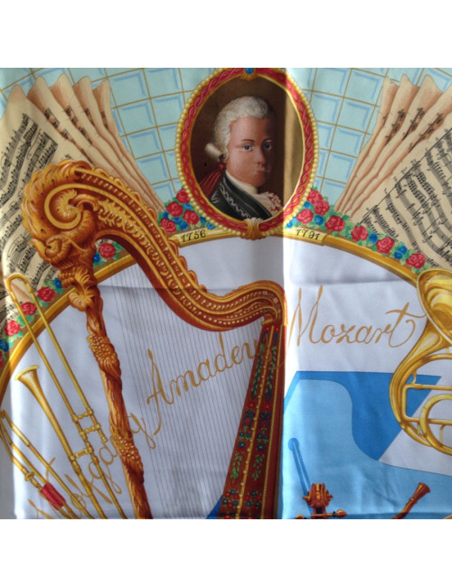 Hermès "Homage to Mozart" in silk