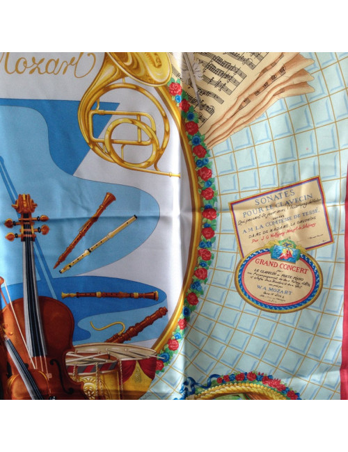 Hermès "Homage to Mozart" in silk