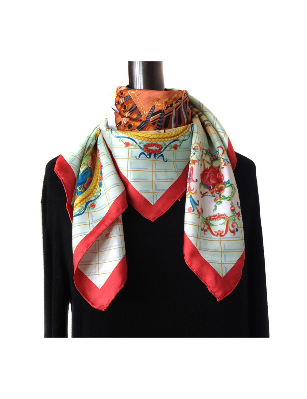 Hermès "Homage to Mozart" in silk