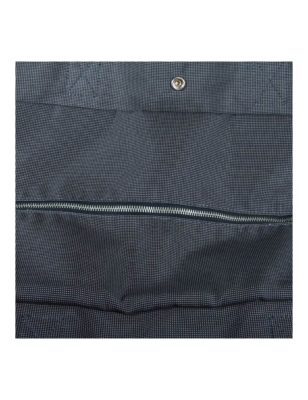 HERMÈS canvas weekender bag grey