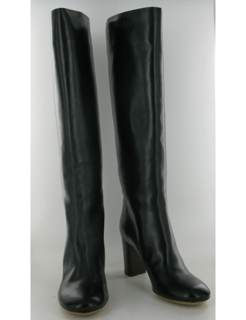 Bottes cuir noir CHLOE