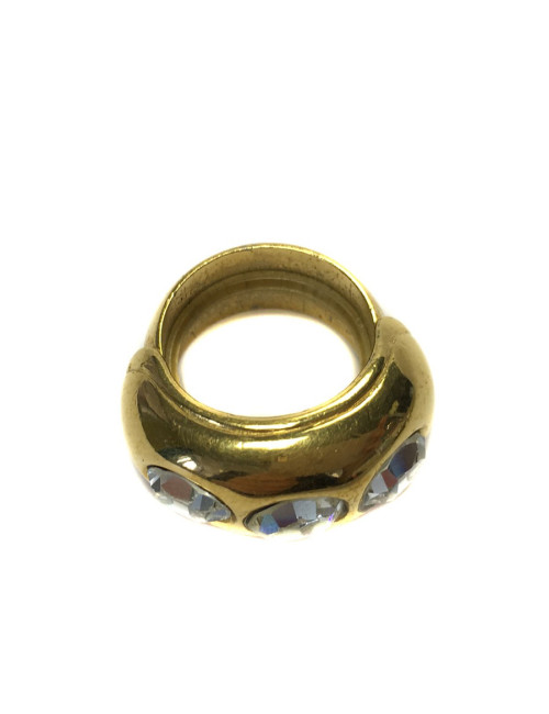 Bague GOOSSENS  Vintage T51 en métal doré