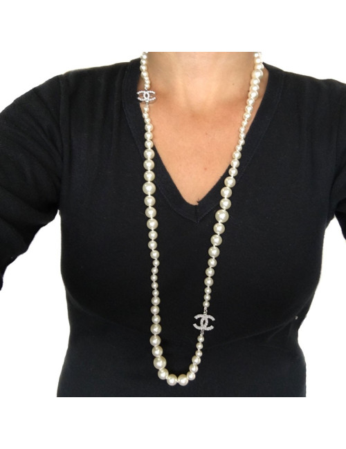 CHANEL necklace in Pearly beads