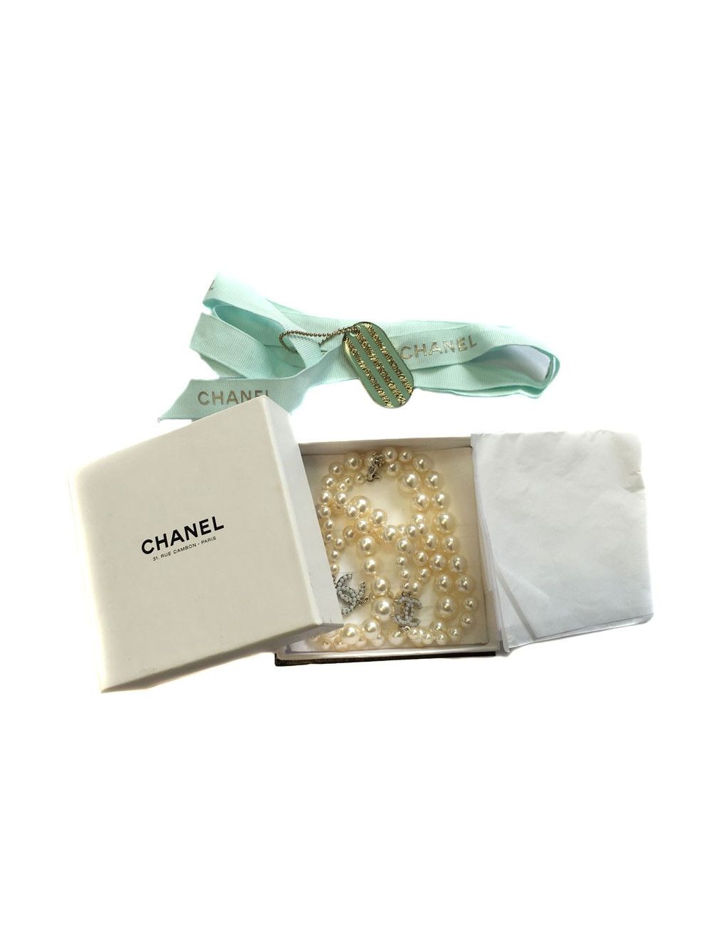 CHANEL necklace in Pearly beads