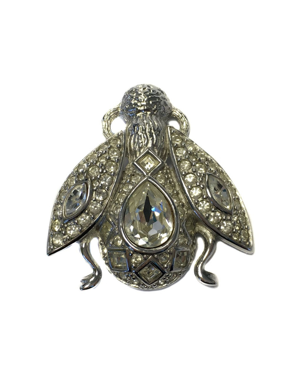 Broche "Abeille"  DIOR en strass 