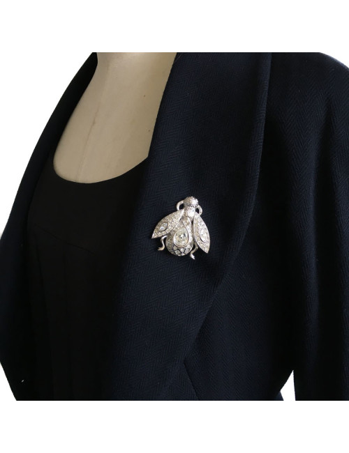 Broche "Abeille"  DIOR en strass 