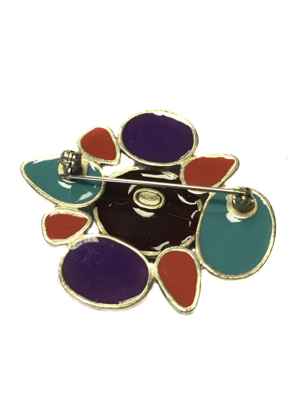 Broche CHANEL multicolore