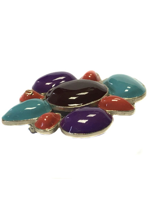 Multicolor CHANEL brooch