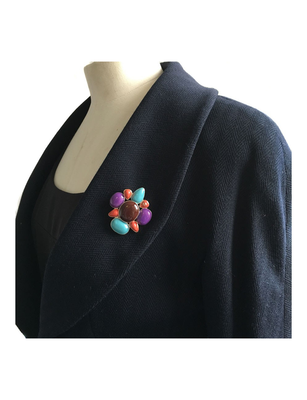 Multicolor CHANEL brooch