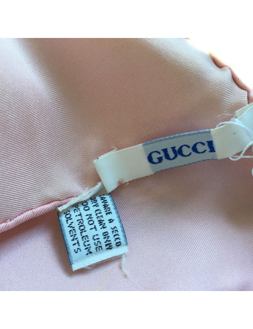 AUCTION scarf GUCCI silk rose