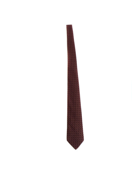 Tie scarf HERMES dregs of wine