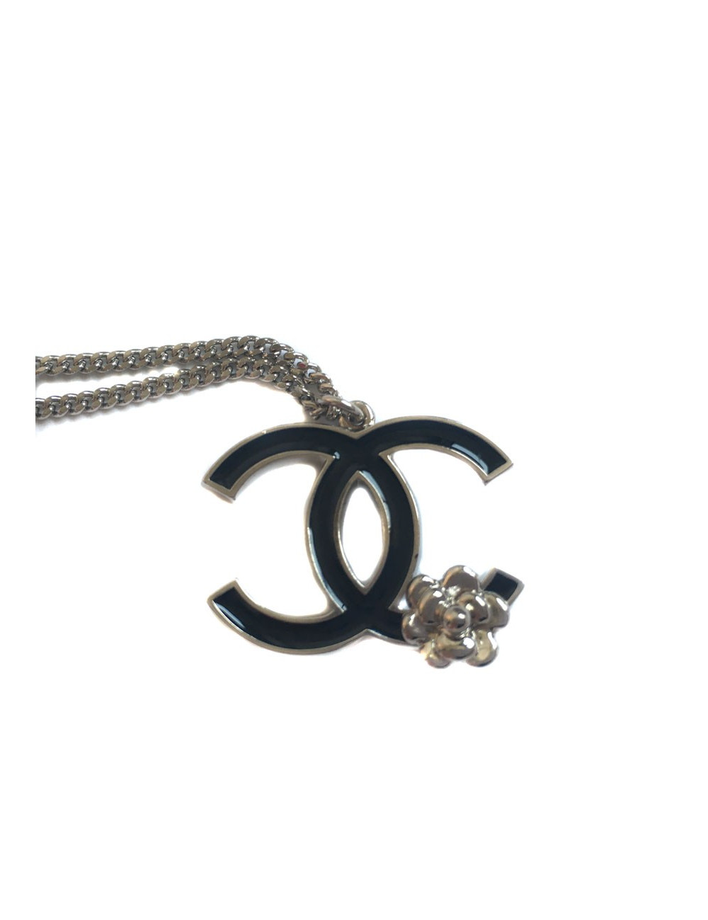 CC CHANEL necklace in silver