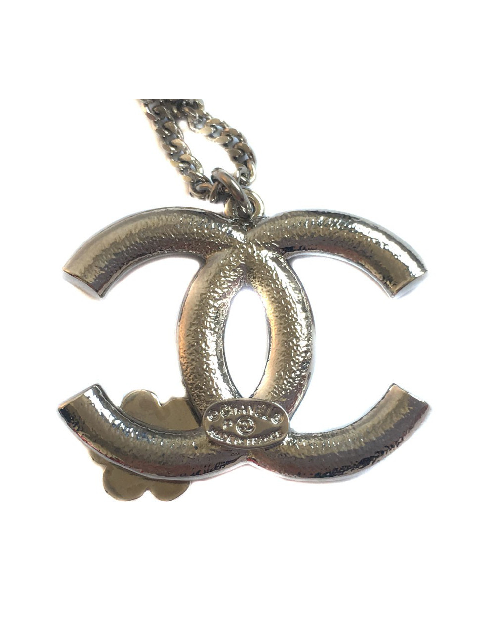 CC CHANEL necklace in silver