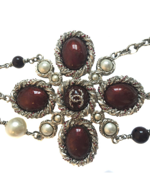 Sautoir bijou CHANEL multirangs