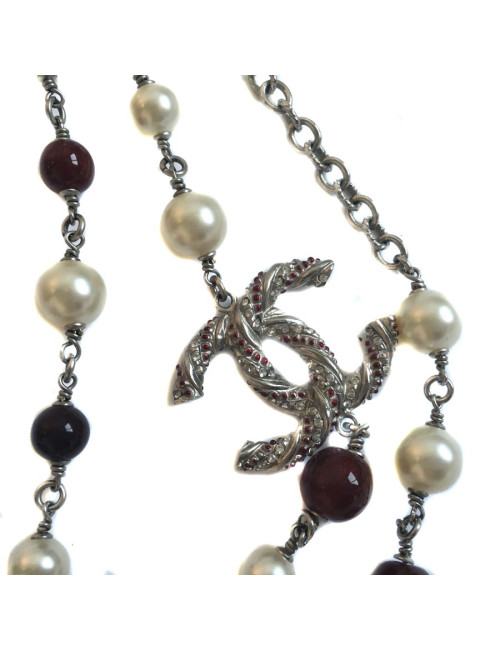 Sautoir bijou CHANEL multirangs