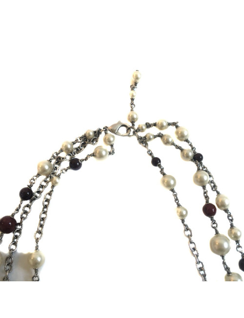 Necklace jewelry CHANEL multirangs