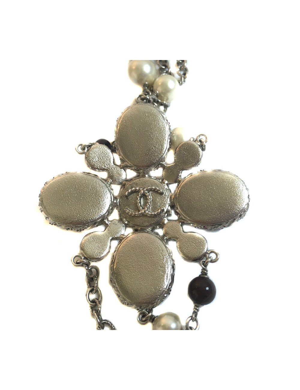 Sautoir bijou CHANEL multirangs