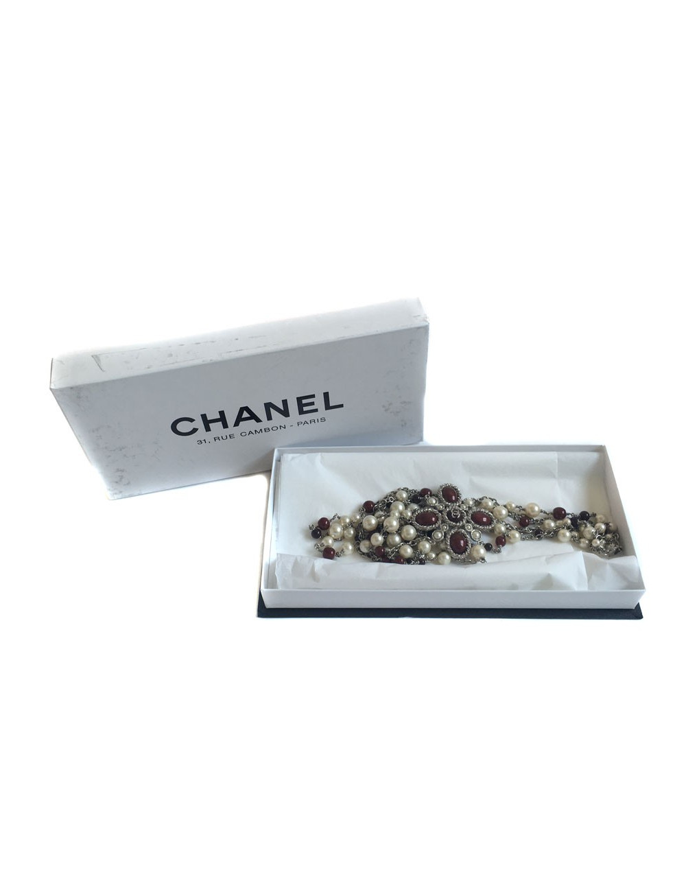 Necklace jewelry CHANEL multirangs