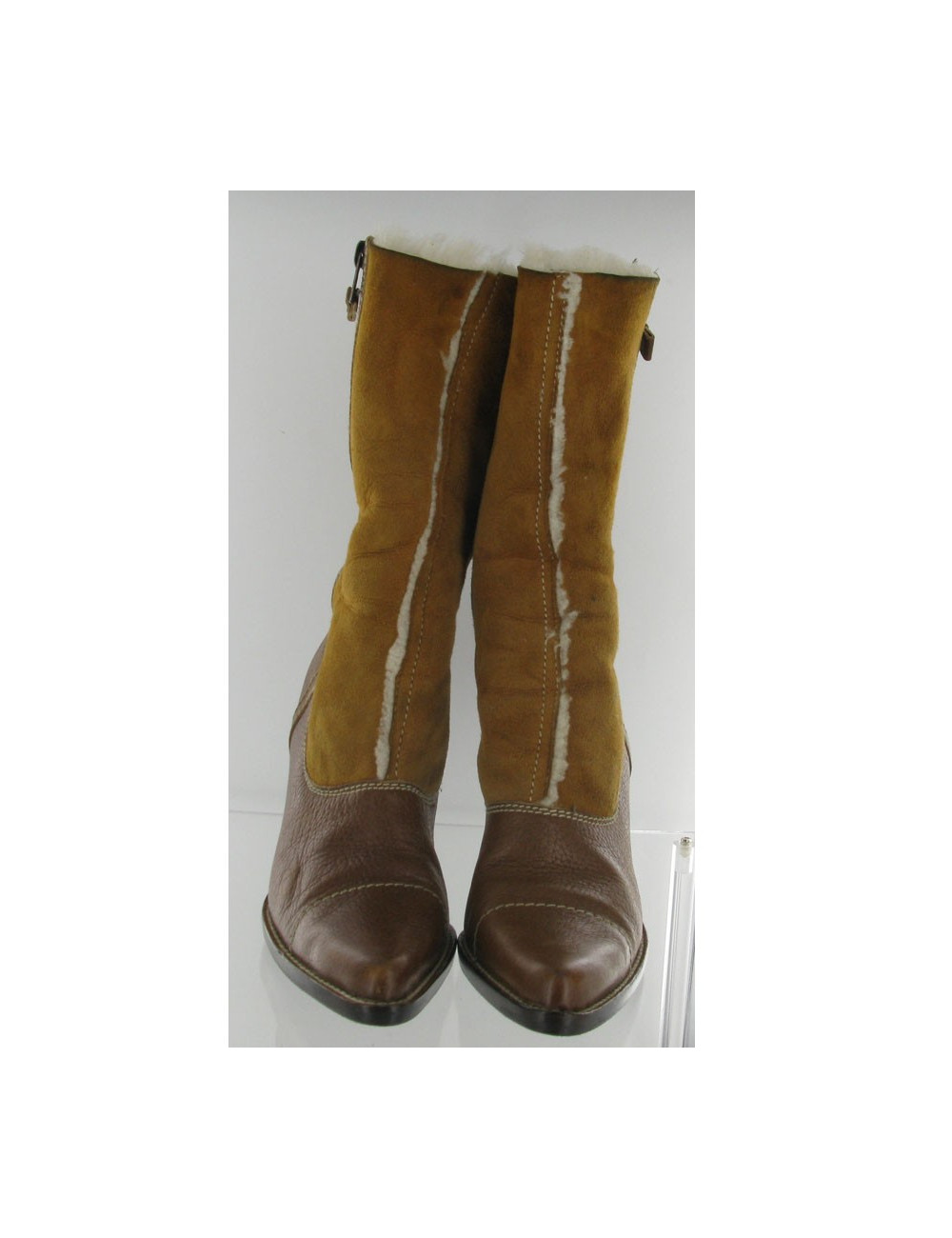 Bottines fourrÃ©es MIU MIU