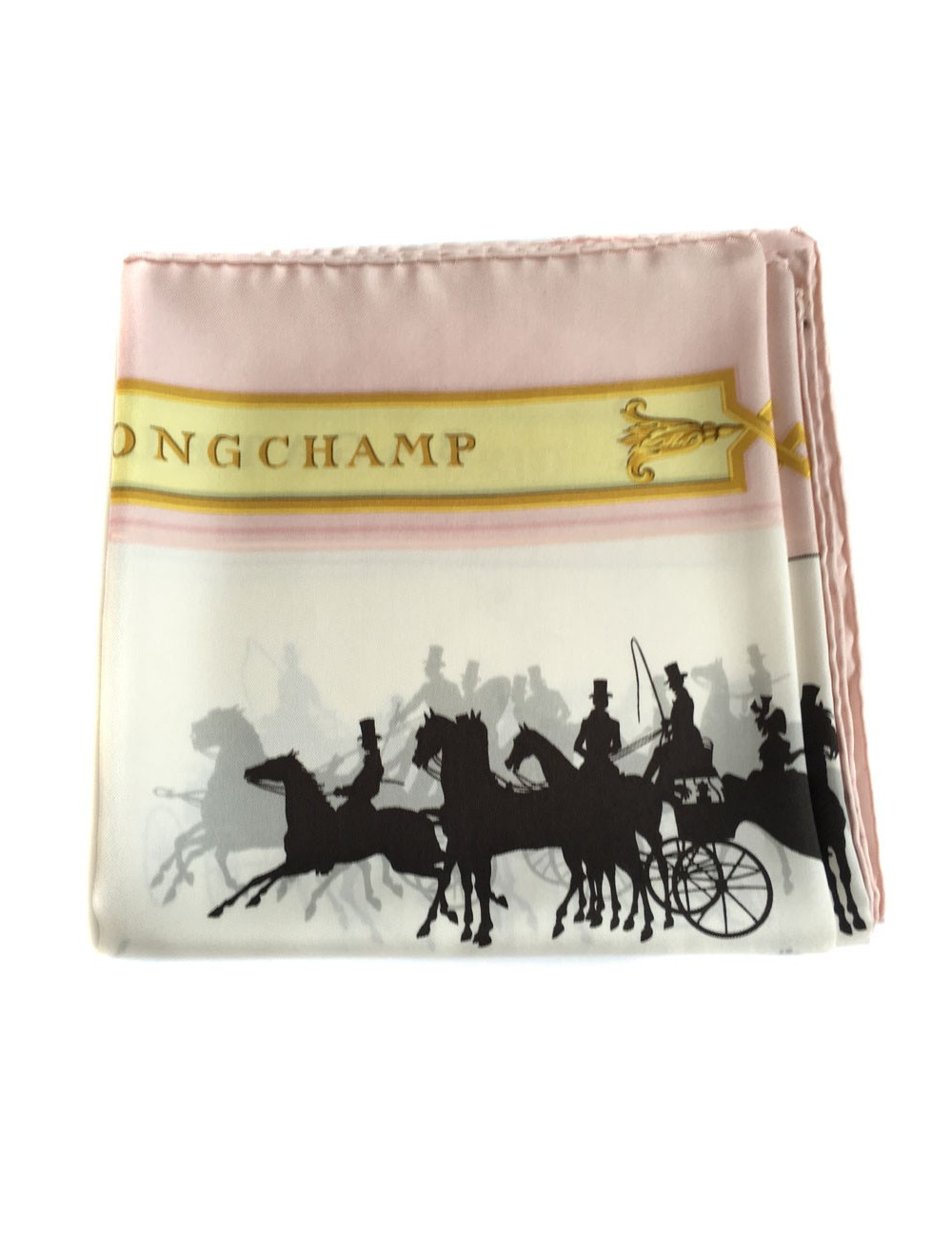 Carré HERMES "Les Bois de Boulogne" en soie