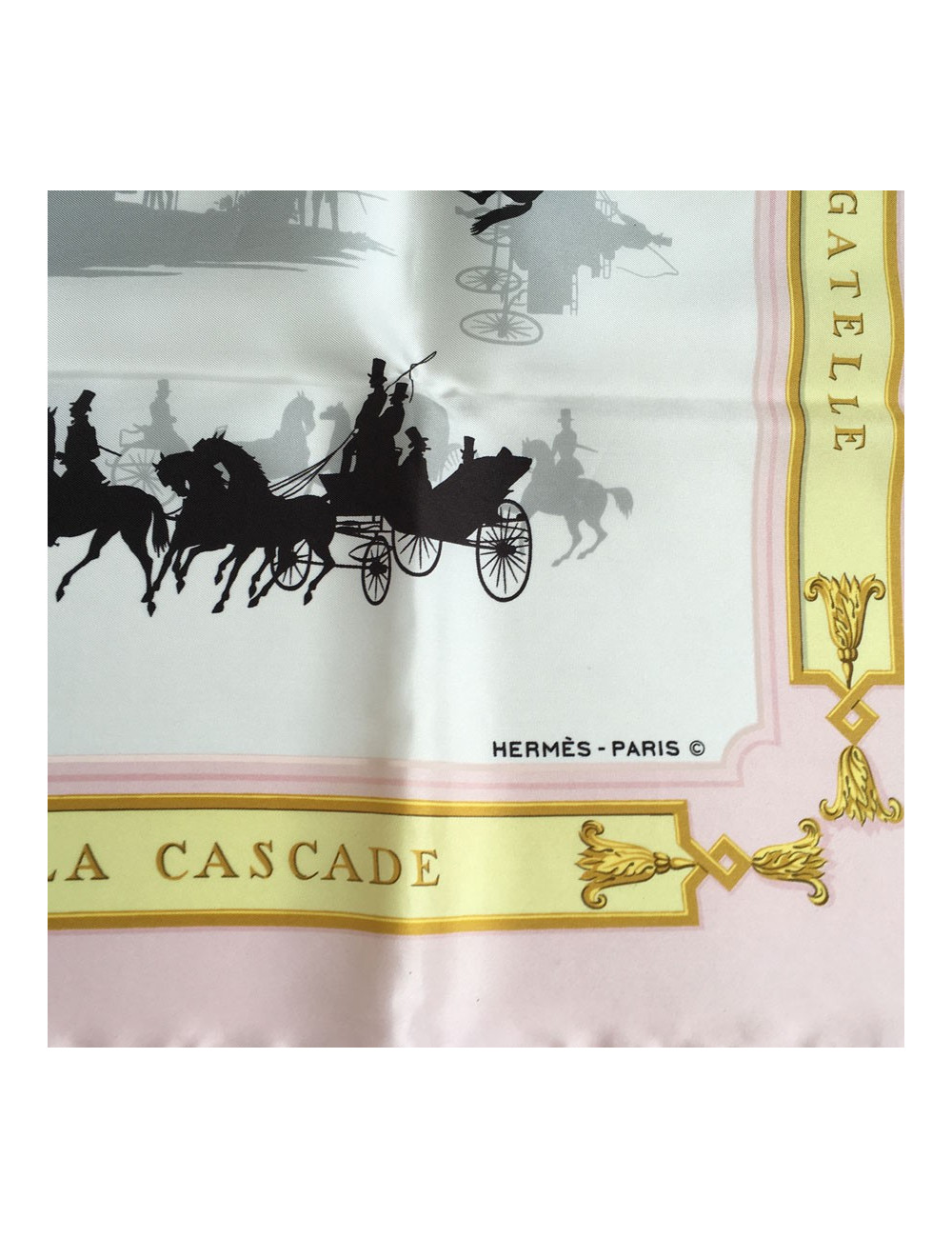 Hermès "Le Bois de Boulogne" in silk