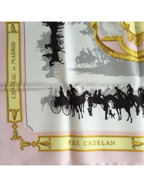 Hermès "Le Bois de Boulogne" in silk