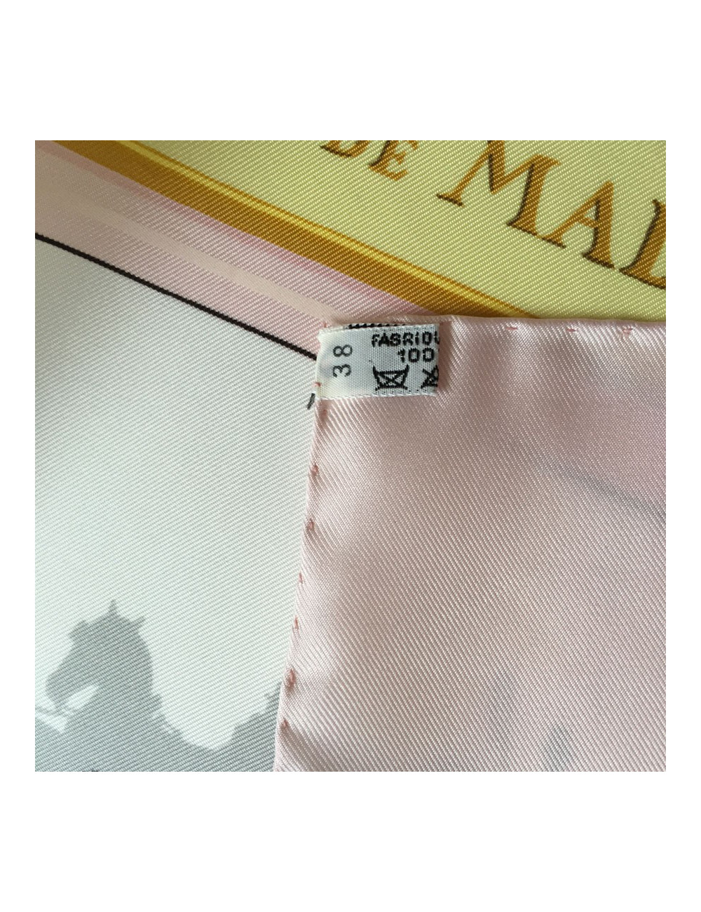 Hermès "Le Bois de Boulogne" in silk