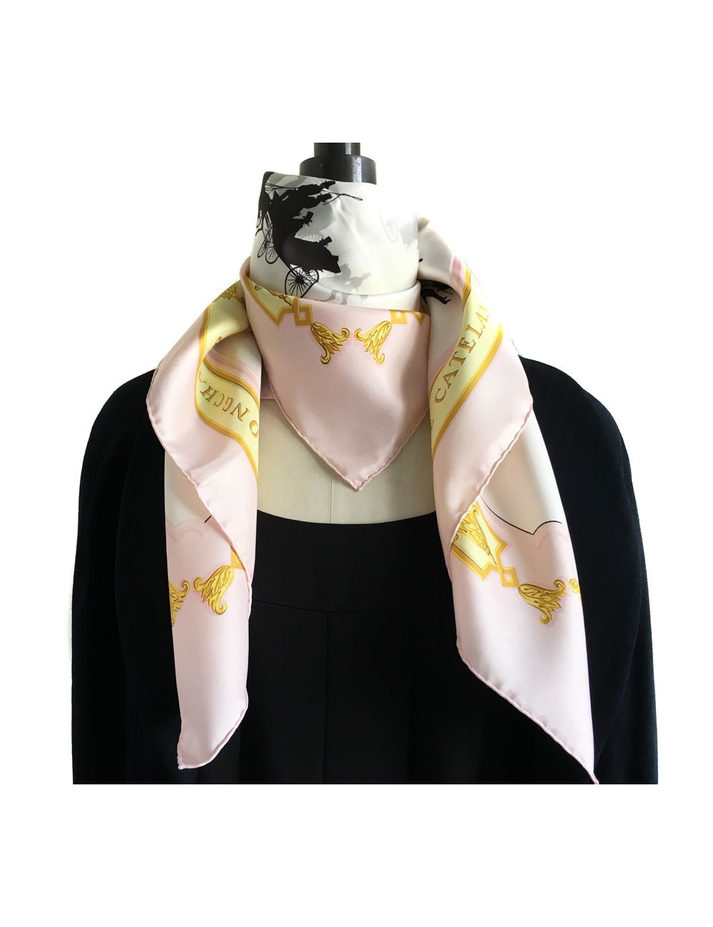 Hermès "Le Bois de Boulogne" in silk