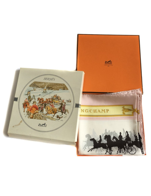 Hermès "Le Bois de Boulogne" in silk