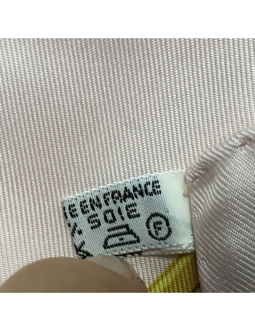 Carré HERMES "Les Bois de Boulogne" en soie