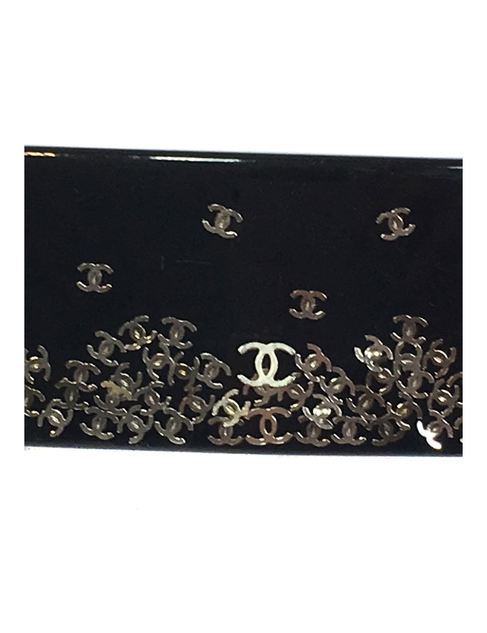 Barrette CHANEL Golden CC inclusion