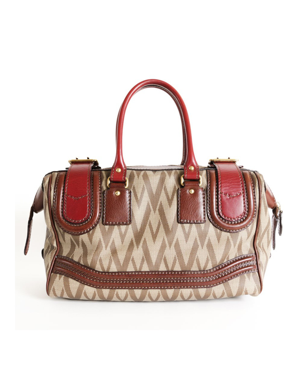 Sac VALENTINO toile et cuir