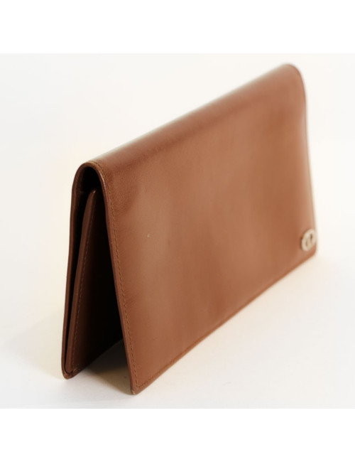 Portefeuille DIOR cuir marron