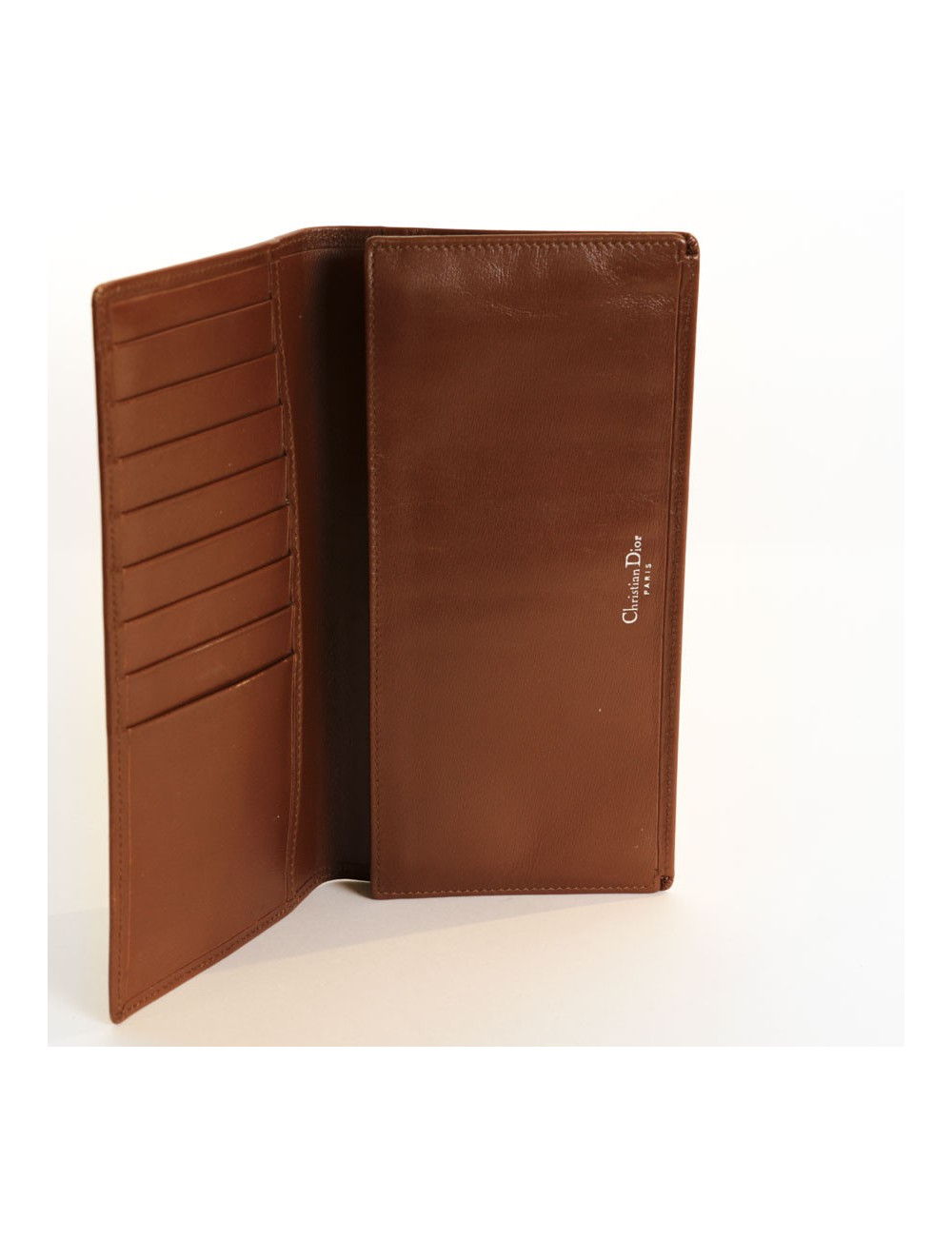 Portefeuille DIOR cuir marron