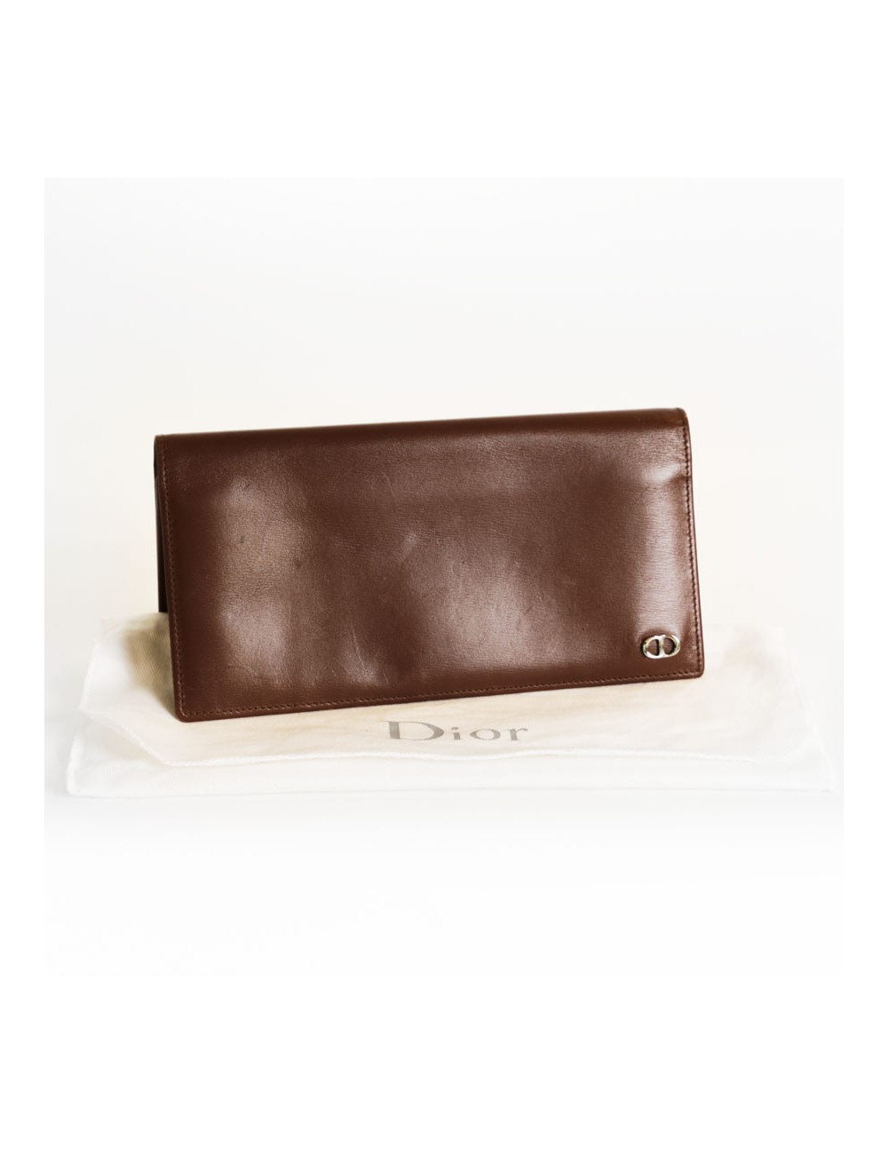 Portefeuille DIOR cuir marron