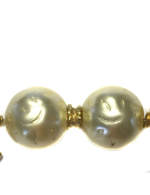 Sautoir CHRISTIAN DIOR perles nacrées et coquillages