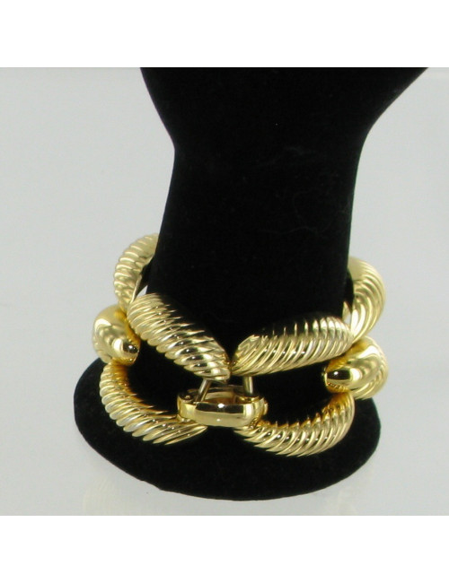 Bracelet maillons ciselés CHRISTIAN DIOR