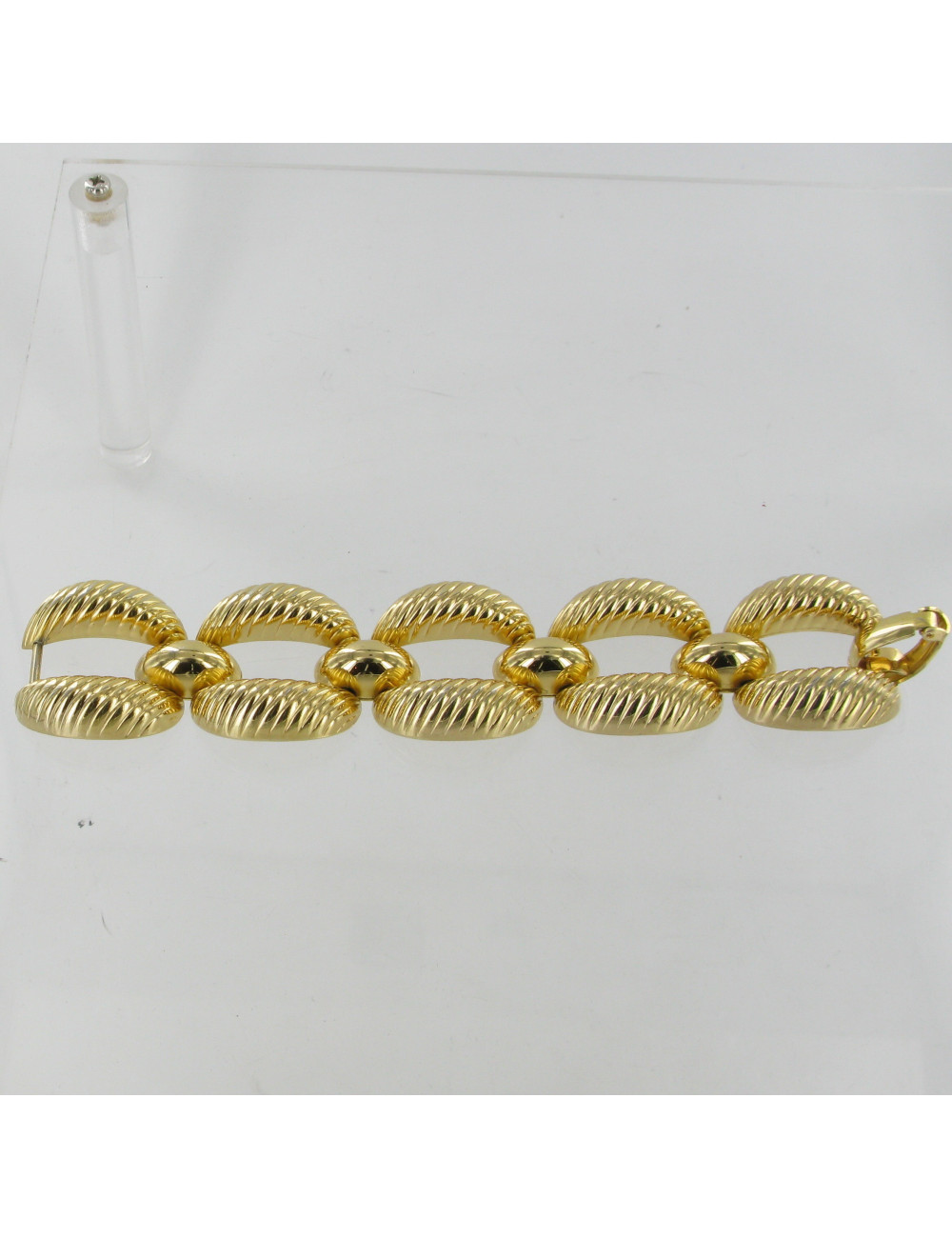 Bracelet maillons ciselés CHRISTIAN DIOR