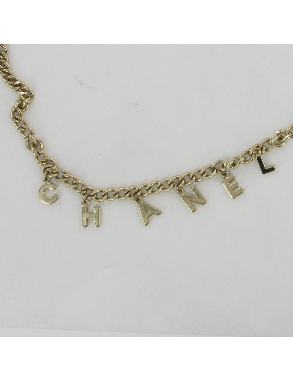 Ceinture sautoir chaîne dorée CHANEL