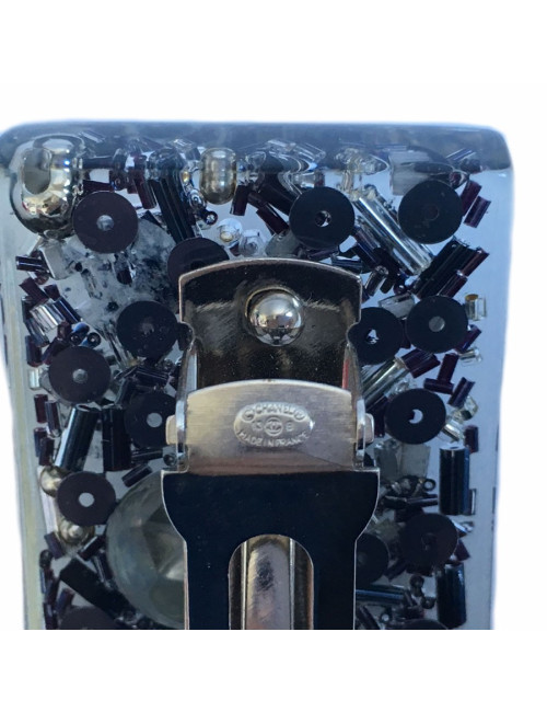 Barrette à cheveux CHANEL avec inclusion de perles