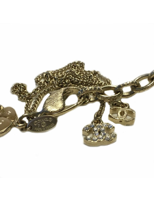 Collier plastron CHANEL fleurettes